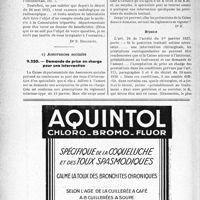 3685 - Page 3702-LX - Correspondance. Application des tarifs d'honoraires. Pensionnés de guerre. Quelques décrets à connaître en matière de radiologie / Assurances sociales. Demande de prise en charge pour une intervention