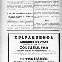 3687 - Page 3704-LXII - Correspondance. Assurances sociales. Conditions du droit aux prestations spéciales de l'assurance maladie / Les frais médicaux et pharmaceutiques dus par l’État aux pensionnés de guerre ne peuvent être exigés des Assurances sociales