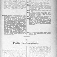 3758 - Page 3739 - Table des matières contenues dans le «Concours Médical». Année 1937. Partie Scientifique / Partie Professionnelle