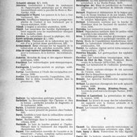3781 - Page 3762 - Table des matières contenues dans le «Concours Médical». Année 1937. Bibliographie
