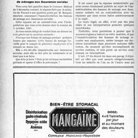0069 - Page 66-LXIV - Correspondance. Questions diverses. Application de la loi sur les allocations familiales / Assurances sociales. Sur l'immatriculation des femmes de ménages aux Assurances sociales