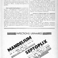 0078 - Page IX-75 - Dernières nouvelles. Réunions médico-chirurgicales de morphologie / Parti social de la Santé publique / Hospice national des Quinze-Vingts / Concours de médecin adjoint des sanatoriums publics