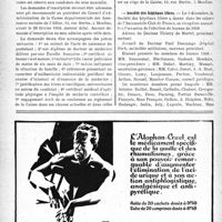 0079 - Page 76-X - Dernières nouvelles. Caisse départementale d’Assurances sociales de l’Allier / Société des hôpitaux libres