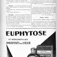 0081 - Page 78-XII - Dernières nouvelles. Paysages de Corrèze / Mariage / Naissance / Nécrologie [Fernand Merlin, Coignard] / A travers l’officiel. Enseignement de la médecine / Hygiène publique
