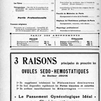 0133 - Page 130-IV - Sommaire / Tarif des abonnements