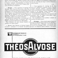 0139 - Page 136-X - Dernières nouvelles. École de psychologie / Conférence / Mariages / Nécrologie [Gustave Badiole, Ball, Paul Charles, Landigou, Henri Chopy, Jean-Étienne-Edouard Cossa, Fernand Curtis, Dejonc, Albert Dheilly, F. -A- Croix, Charles-Paul Gourdiat, Raymond Guérin, Marcel Langlois, Étienne Mage, Paul Rogier, Louis Simonet, Marcel Sourdel, Quignard, Paul Turpault, Verneau, Gabriel Delater]