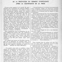 0144 - Page 141 - Propos du jour. De la prestation du serment d’Hippocrate après la soutenance de la thèse [J. Noir]