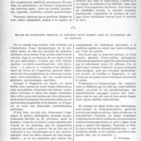 0155 - Page 152 - Partie scientifique. Travaux originaux. La clinique au goût du jour. Tout abcès froid n’est pas tuberculeux, d’après le Docteur L. Le Goff. C’est le résultat de la ponction, qui le plus souvent éclaire le diagnostic / Moyen de diagnostic précoce, la ponction seule permet ainsi un traitement sûr et efficace [G. Fischer]