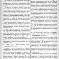 0227 - Page 224 - Partie scientifique. L’actualité scientifique. Les thèses. La syphilis et le cancer dans un département rural (Deux-Sèvres), par Dr R. Mallet (Thèse, 1937) / Néphrose lipoïdique et pyrétothérapie, par Dr M. Leboff (Thèse, 1937) / Le trichloréthylène. Intoxications professionnelles. Emplois thérapeutiques, par Dr M. Grinfeder-Baraquin (Thèse 1937)
