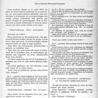 0228 - Page 225 - Partie scientifique. L’actualité scientifique. Thérapeutique. Les dérivés sulfamide dans le traitement de la blennorrhagie chez l’homme, par le Docteur Bertrand Dubarry