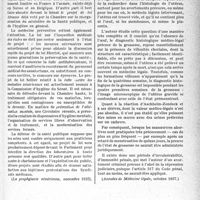 0238 - Page 235 - Partie professionnelle, Hygiène, Assistance, Mutualité, Intérêts corporatifs, Variétés. L’actualité professionnelle. La Presse et les Sociétés. Le programme de la Santé publique [(La prophylaxie vénérienne, novembre 1937)] / diagnostic histologique précoce de la grossesse [(Annales de Médecine légale, octobre 1937)]