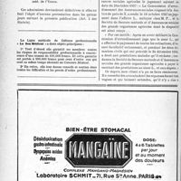 0255 - Page 252-LXII - Ligue médicale de défense professionnelle. « Le Sou Médical » / Correspondance. Assurances sociales. Exécution d’un jugement rendu contre une Caisse d’assurances sociales