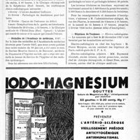 0266 - Page IX-263 - Dernières nouvelles. XIVe anniversaire de la mort de Fernand Widal / Conférences gastro-entérologiques / Médailles de l’Académie de médecine / Hôpital Notre-Dame de Bon-Secours / Hôpitaux de Toulouse