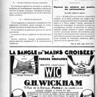 0271 - Page 268-XIV - A travers l’officiel. Service de santé militaire / Réponses des ministres aux questions des parlementaires. La lutte contre le cancer