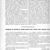 0277 - Page 274 - Partie scientifique. Travaux originaux. Les troubles urinaires dans les fibromes utérins, par M. le Professeur Mériel / Pourquoi les piqûres de guêpes peuvent être graves chez certains sujets [Dr H. Sauvage]