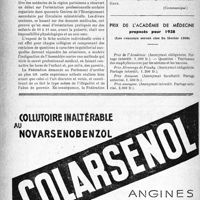 0307 - Page 304-XLVI - La Fédération corporative des médecins de la région parisienne contre l’orientation professionnelle scolaire / Prix de l’académie de médecine proposés pour 1938, (Les concours seront clos fin février 1938)