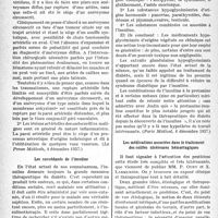 0345 - Page 342 - Partie scientifique. L'actualité scientifique. La Presse. Les anévrysmes par rupture artérielle dans les endocardites malignes lentes du type Jaccoud-Osler [(La Presse Médicale, 4 décembre 1937)] / Les succédanés de l’insuline [(Paris Médical, 4 décembre 1937)] / Les médications associées dans le traitement des colites ulcéreuses hémorragiques [(La Pratique Médicale français, oct. -nov. 1937)]