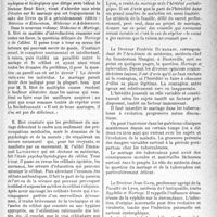 0368 - Page 365 - Partie professionnelle, Hygiène, Assistance, Mutualité. L’actualité professionnelle. Revue bibliographique. Médecine et mariage [J. Noir]