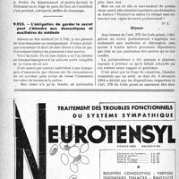 0379 - Page 376-LXVI - Correspondance. Questions diverses. Responsabilité d’un accident survenu à l'école / L’obligation de garder le secret peut s'étendre aux domestiques et auxiliaires du médecin