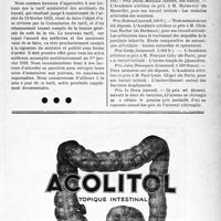 0388 - Page VII-385 - Dernières nouvelles. La médaille du Professeur Emile Sergent / Académie de chirurgie