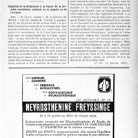 0394 - Page XIII-391 - Réponses des ministres aux questions des parlementaires. Obligation de la déclaration des maladies contagieuses / Obligation de la déclaration à la Caisse de la première constatation médicale de la maladie ou de l’accident