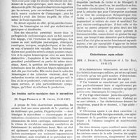 0415 - Page 412 - Partie scientifique. L’actualité scientifique. Les Sociétés Savantes. Paris. Société Médicale des Hôpitaux de Paris. Les hémorragies gastriques et intestinales au cours des affections hépato-spléniques, 12-11-1937 / Les troubles cardio-vasculaires dans le myxoedème, 19-11-1937 / Cholestéatome supra-sellaire, 19-11-37