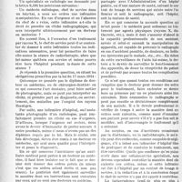 0425 - Page 422 - Partie professionnelle, Hygiène, Assistance, Mutualité, Intérêts corporatifs, Variétés. Travaux originaux. Les idées des médecins radiologues [Paul Boudin]