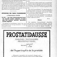 0444 - Page LIX-441 - Correspondance. Questions diverses. Prélèvement de 10% sur les honoraires de médecine publique / Application des tarifs d’honoraires. a) Assurances sociales. Les frais d’accouchement pour une assurée sociale ordinaire et ceux pour une assurée assistée. Questions d'ordre régional