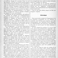 0487 - Page 618 - Partie professionnelle, Hygiène, Assistance, Mutualité, Intérêts corporatifs, Variétés. Bulletin de l’Actualité. La médecine de contrôle - son organisation légale