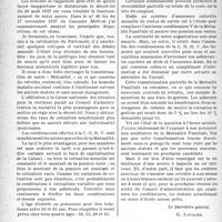 0501 - Page 630 - Partie professionnelle, Hygiène, Assistance, Mutualité, Intérêts corporatifs, Variétés. Études et mises au point. Mutualité familiale. Schéma de la nouvelle combinaison « Retraites »
