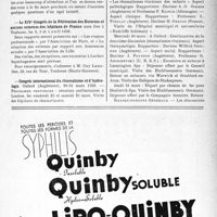 0518 - Page IX-455 - Dernières nouvelles. Société des médecins toulousains à Paris / Le XIVe Congrès de la Fédération des Externes et anciens externes des hôpitaux de France / Congrès international du rhumatisme et d’hydrologie