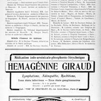 0522 - Page XIII-459 - A travers l’officiel. Hygiène publique / Pensions militaires / Médaille d’honneur des épidémies