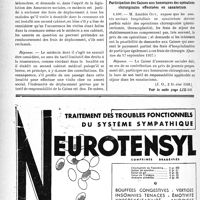 0523 - Page 460-XIV - A travers l’officiel. Réponses des ministres aux questions des parlementaires. L’indemnité de déplacement dans le cas où un même médecin a deux cabinets / Participation des Caisses aux honoraires des opérations chirurgicales effectuées en sanatorium