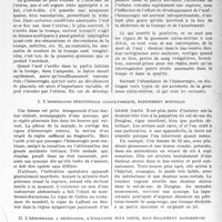 0536 - Page 473 - Partie scientifique. Travaux originaux. Ce que pratiquement le médecin doit savoir.. de la gravité des hémorragies intra-péritonéales, suites de grossesse, d’après le Professeur Lenormant