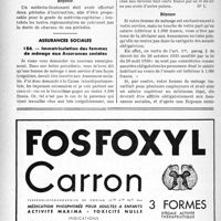 0577 - Page 514-LXVIII - Correspondance. Questions médico-militaires. Périodes d'instruction à effectuer pour être promu médecin-capitaine / Assurances sociales. Immatriculation des femmes de ménage aux Assurances sociales