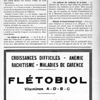 0588 - Page XI-525 - Dernières nouvelles. Pour la réadaptation de l’enfant / Les enfants au grand air / Société de médecine de Paris / Au syndicat des médecins de la Seine / Hôpital de Saint-Germain-en-Laye