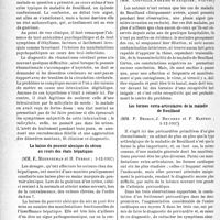 0609 - Page 546 - Partie scientifique. L’actualité scientifique. Les Sociétés Savantes. Paris. Société médicale des hôpitaux de Paris. A propos d’un cas de rhumatisme cérébral guéri, 26-11-1937 / La baisse du pouvoir alexique du sérum au cours des états hépatiques, 3-12-1937 / Réflexions sur deux cent quarante-huit cas récents de maladie de Eouillaud dans l’armée, 3-12-1937 / Les formes extra-articulaires de la maladie de Bouillaud, 3-12-1937