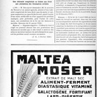 0641 - Page 578-LX - A travers l’officiel. Réponses des ministres aux questions des parlementaires. La prestation forfaitaire en cas de maternité est la même à domicile et à l’hôpital / Une infirmité congénitale ne donne pas droit aux prestations des Assurances sociales / Les appareils de prothèse ne sont pas à la charge du chef d'entreprise d'un accidenté du travail après la consolidation