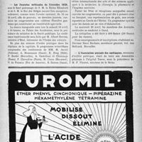 0652 - Page VII-645 - Dernières nouvelles. Académie de médecine / Les Journées médicales des Bruxelles 1938 / l’association amicale des cardiaques