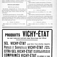 0658 - Page XIII-651 - A travers l’officiel. Santé publique / Service de santé militaire