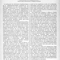 0666 - Page 659 - Partie scientifique. Travaux originaux. Quelques données récentes sur la chimiothérapie antistreptococcique, par le Docteur J. L'angle