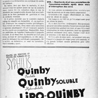 0704 - Page LXIII-697 - Correspondance. Mutualité familiale et les certificats ? [G. Lavalée]. Assurances sociales. Reprise du droit aux prestations de l'assurance-maladie après deux mois d'interruption des soins