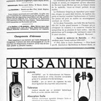 0716 - Page VII-709 - Renseignements / Dernières nouvelles. Médaille du Professeur Grégoire / Faculté de médecine de Marseille