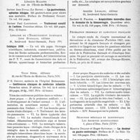 0746 - Page 739 - Partie scientifique. L’actualité scientifique. Les Livres. Les livres qui viennent de paraître. / Conférences cliniques de médecine infantile, par Dr H. Grenet, Vigot frères, éditeurs / La douleur en gastro-entérologie, par Maurice Delort et Roger Savignac, Sélection médicale et scientifique, Les Archives hospitalières, Paris