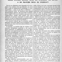 0753 - Page 746 - Partie professionnelle, Hygiène, Assistance, Mutualité, Intérêts corporatifs, Variétés. Travaux originaux. Problèmes de justice disciplinaire. Quelle attitude doivent avoir les syndiqués par rapport à un praticien exclu du syndicat? [Dr Paul Boudin]