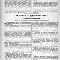 0767 - Page 760 - Partie professionnelle, Hygiène, Assistance, Mutualité, Intérêts corporatifs, Variétés. Hôpitaux de l’assistance publique de Paris. Enseignement, concours, avis divers / Reportage professionnel. Nouvelles et Informations. Discours prononcé sur la tombe du Docteur Henne, par le Docteur Boelle