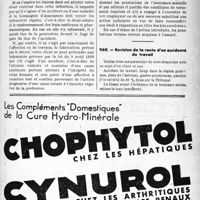 0776 - Page LXVII-769 - Correspondance. Accidents et maladies professionnelles. Maladie causée par le bichromate de potassium / Révision de la rente d'un accidenté du travail