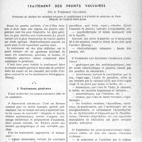 0794 - Page 787 - Partie scientifique. Travaux originaux. Traitement des prurits vulvaires, par le Professeur Gougerot