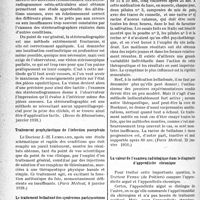 0809 - Page 802 - Partie scientifique. L’actualité scientifique. La Presse. Sur la fièvre typhoïde par les eaux de boisson [(Bruxelles-Médical, 9 janvier 1938)] / Sur une technique nouvelle de stéréo-radiographie [(Revue du Rhumatisme, janvier 1938)] / Traitement prophylactique de l’infection puerpérale [(Paris Médical, 8 janvier 1938)] / Le traitement belladoné des syndromes parkinsoniens [(Paris Médical, 22 janvier 1938)] / La valeur de l’examen radiologique dans le diagnostic d’appendicite chronique [(L’Actualité médico-chirurgicale, décembre 1937)]