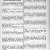 0822 - Page 815 - Partie professionnelle, Hygiène, Assistance, Mutualité, Intérêts corporatifs, Variétés. L’actualité professionnelle. Informations judiciaires. La surveillance post-opératoire du malade constitue une obligation pour le chirurgien
